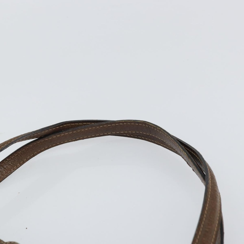 Gucci Monogram Brown Trimmed Shoulder Bag
