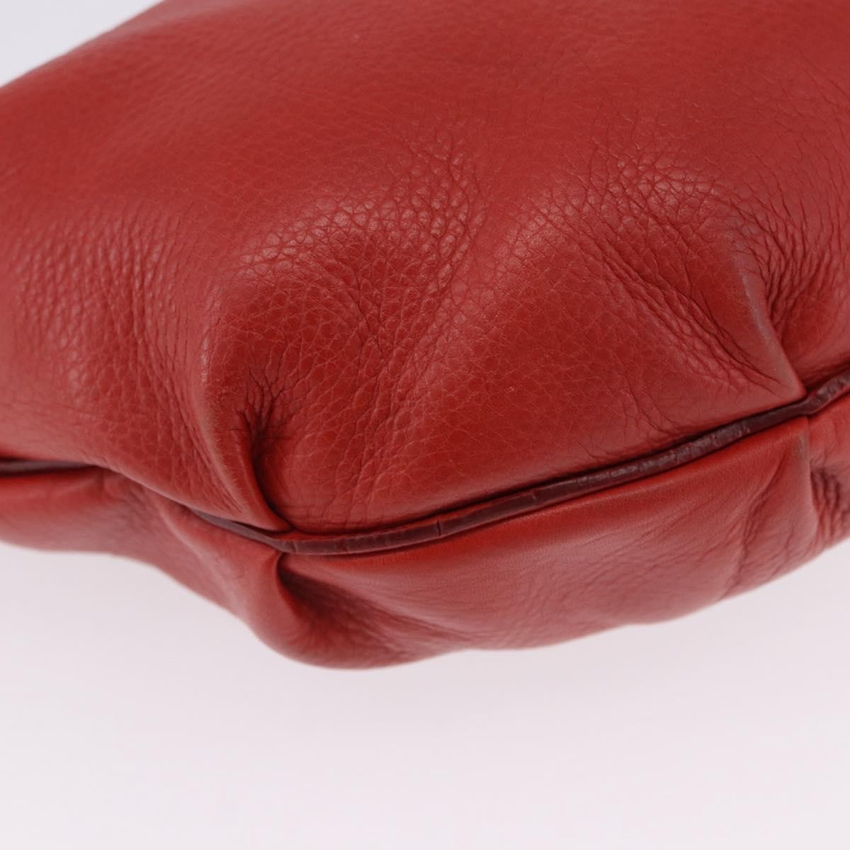 Ferragamo Red Leather Hobo Bag
