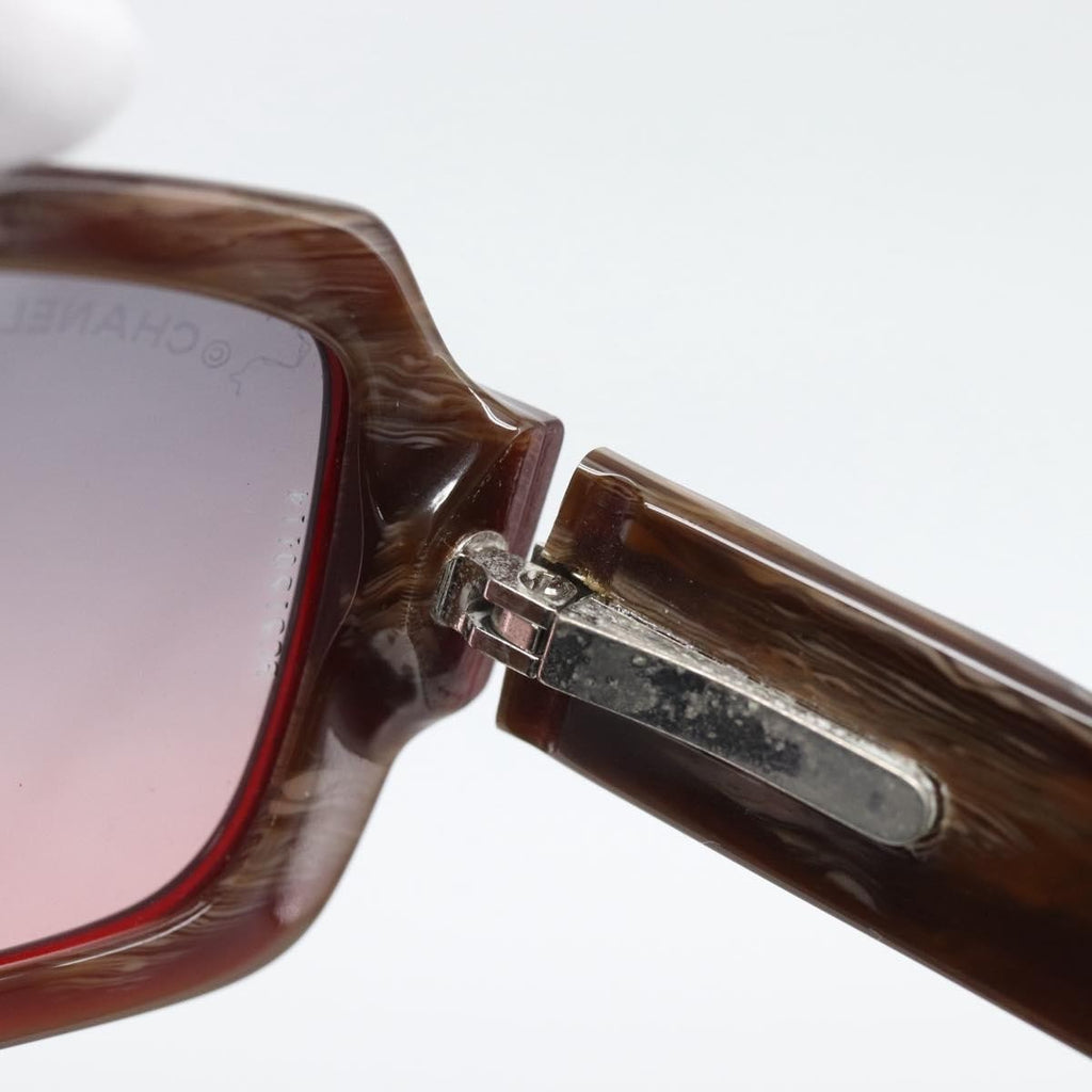 Chanel Brown Quilted Sunglasses