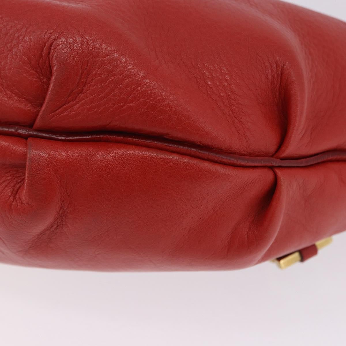 Ferragamo Red Leather Hobo Bag