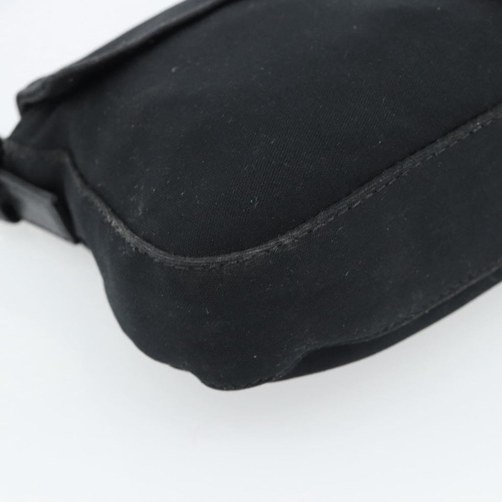 Fendi Black Nylon Baguette