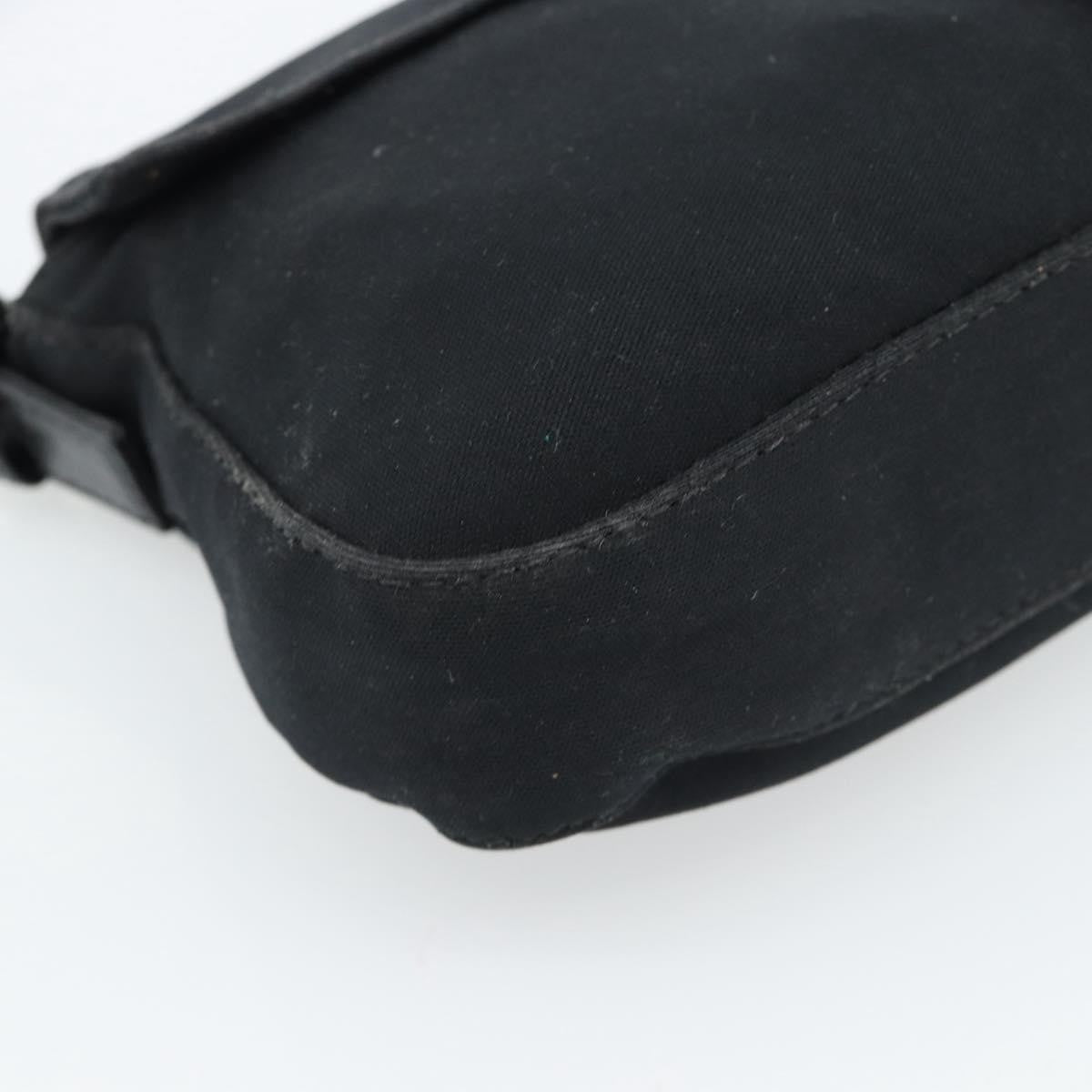 Fendi Black Nylon Baguette