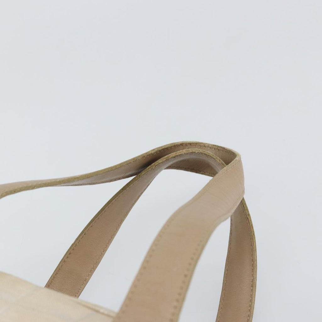 Chanel Tan & White Travel Shoulder Bag