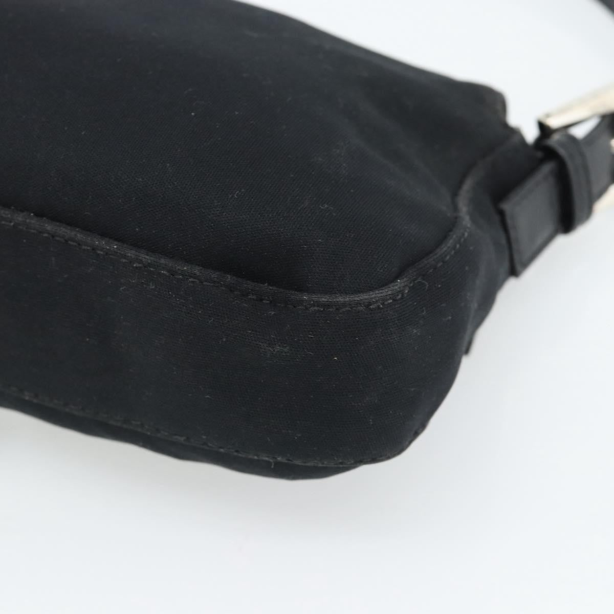 Fendi Black Nylon Baguette