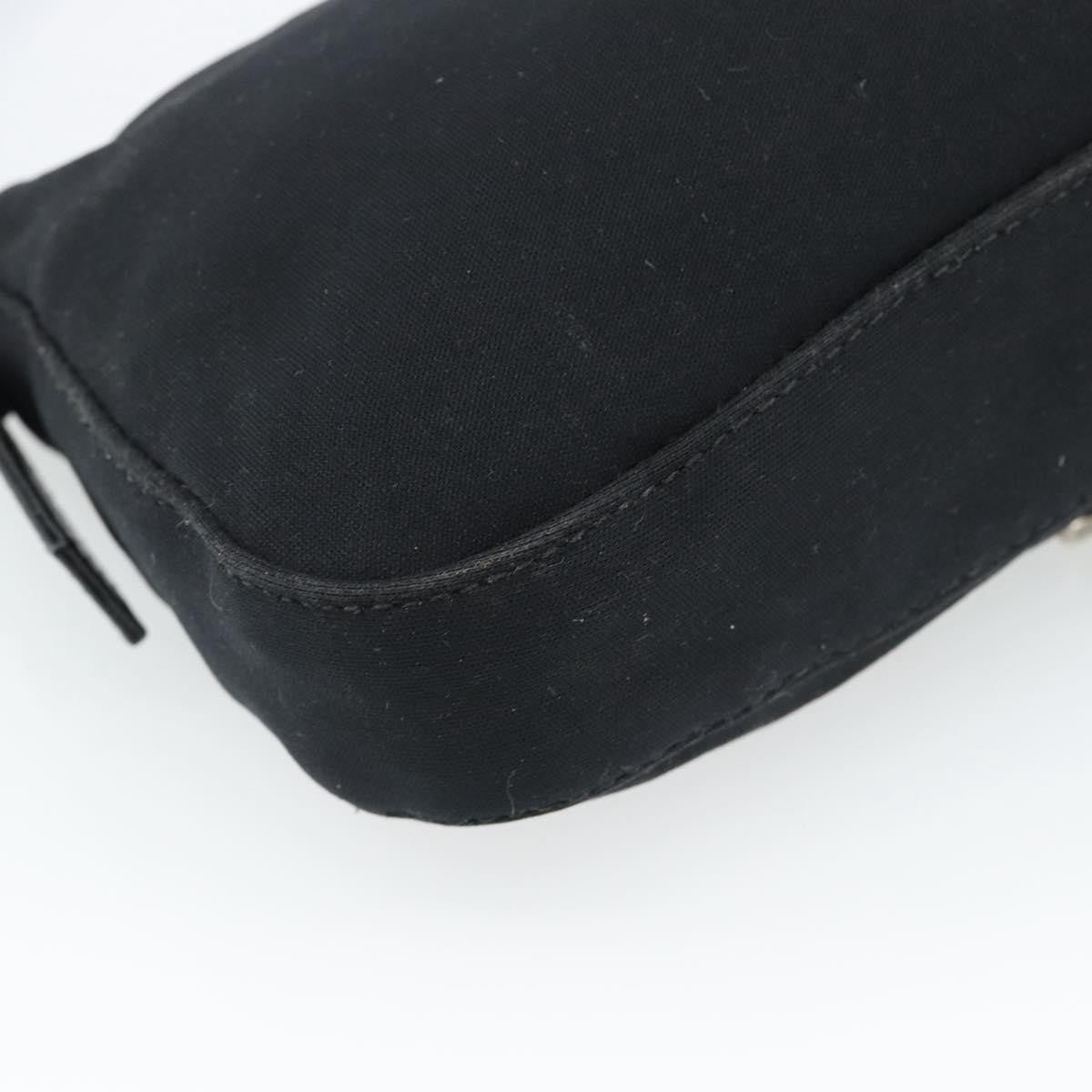 Fendi Black Nylon Baguette