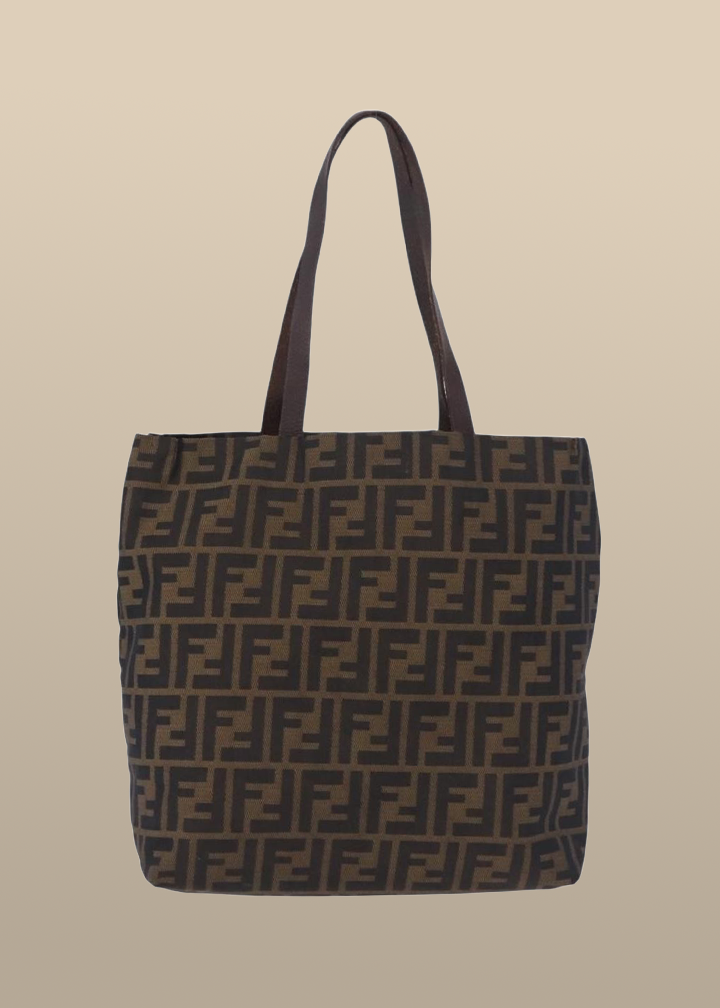 Fendi Brown Zucca Tote
