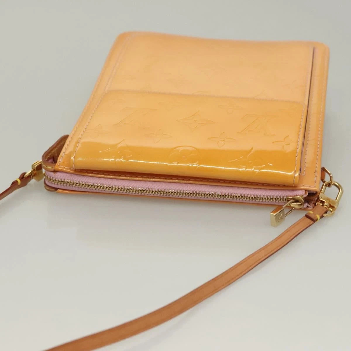 Louis Vuitton Orange Vernis Handbag