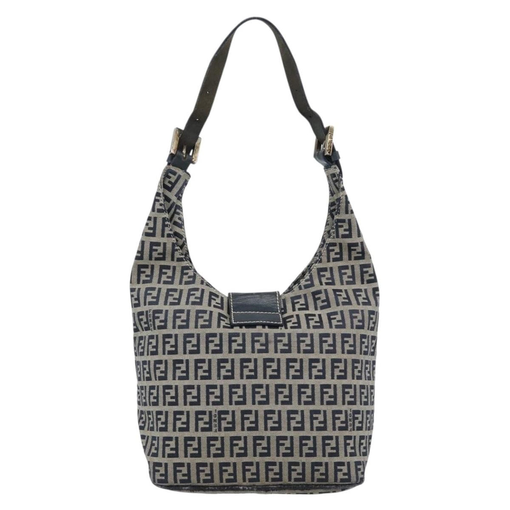 Fendi Navy Zucchino Baguette