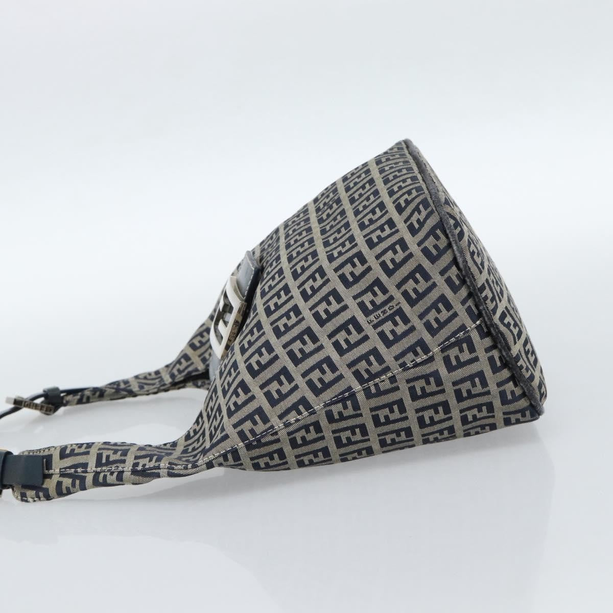 Fendi Navy Zucchino Baguette
