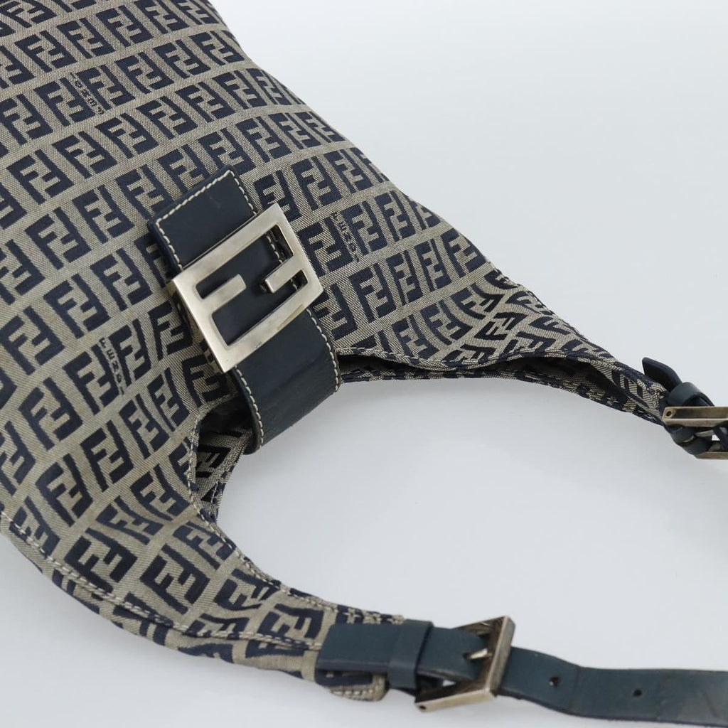 Fendi Navy Zucchino Baguette