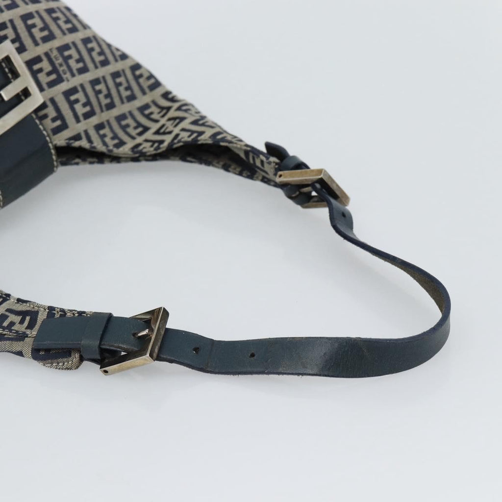 Fendi Navy Zucchino Baguette