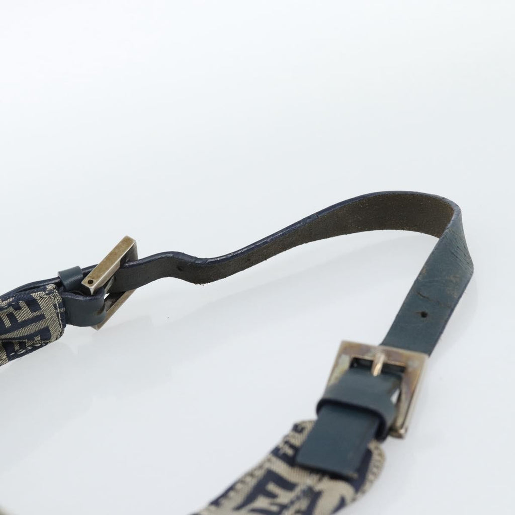 Fendi Navy Zucchino Baguette