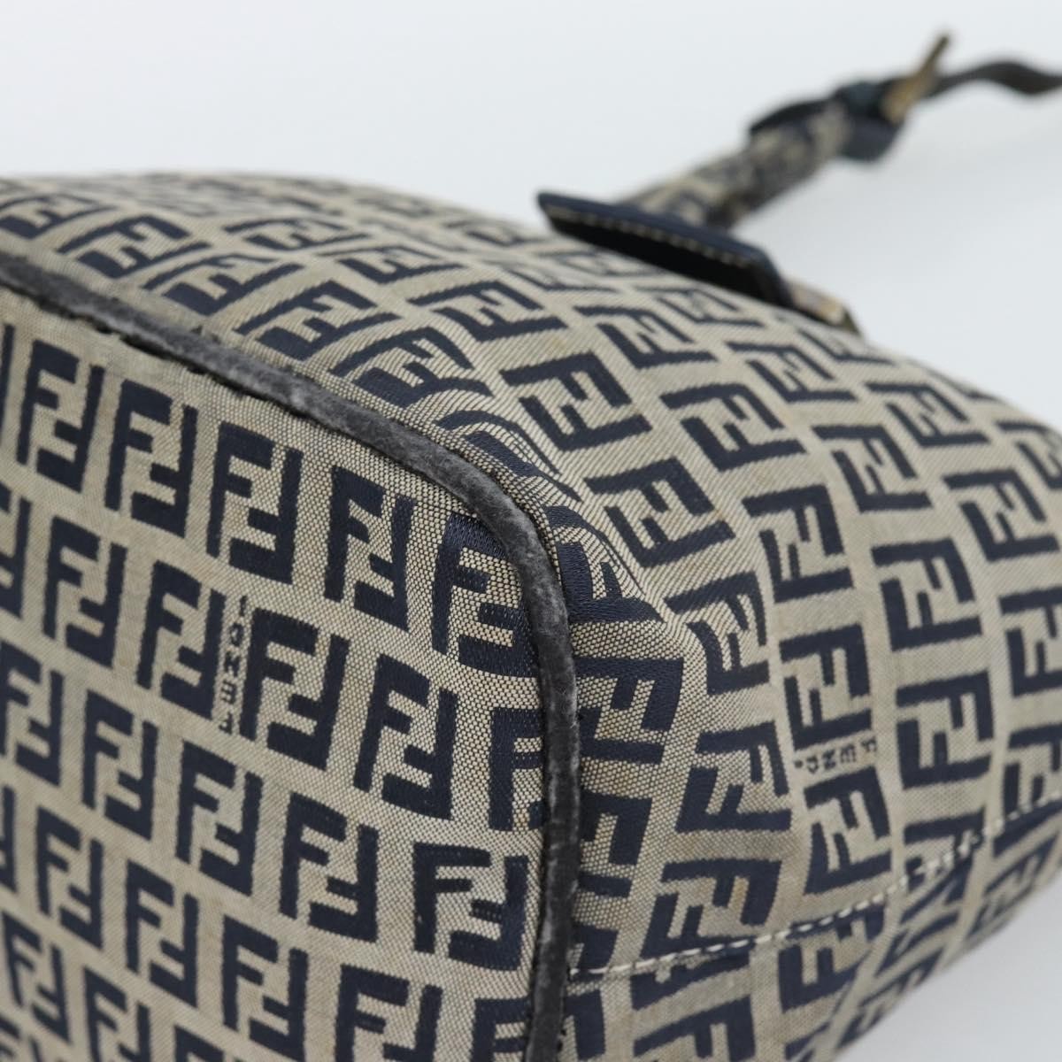 Fendi Navy Zucchino Baguette
