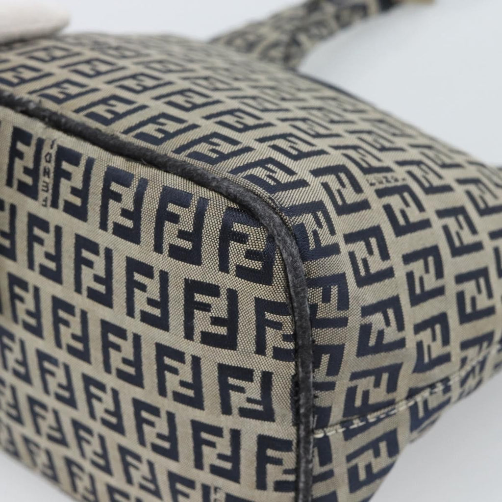 Fendi Navy Zucchino Baguette