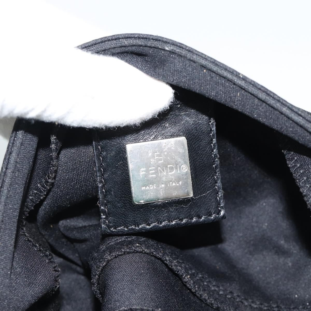 Fendi Black Nylon Baguette
