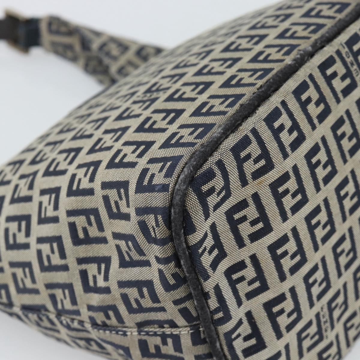 Fendi Navy Zucchino Baguette