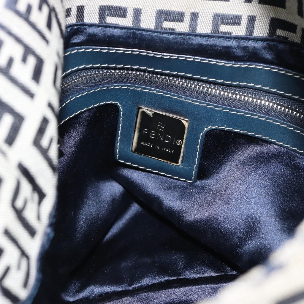 Fendi Navy Zucchino Baguette