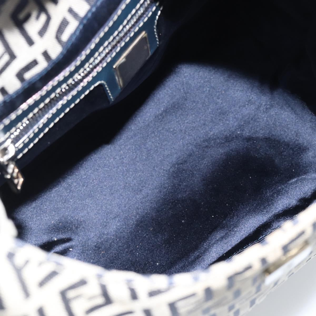 Fendi Navy Zucchino Baguette