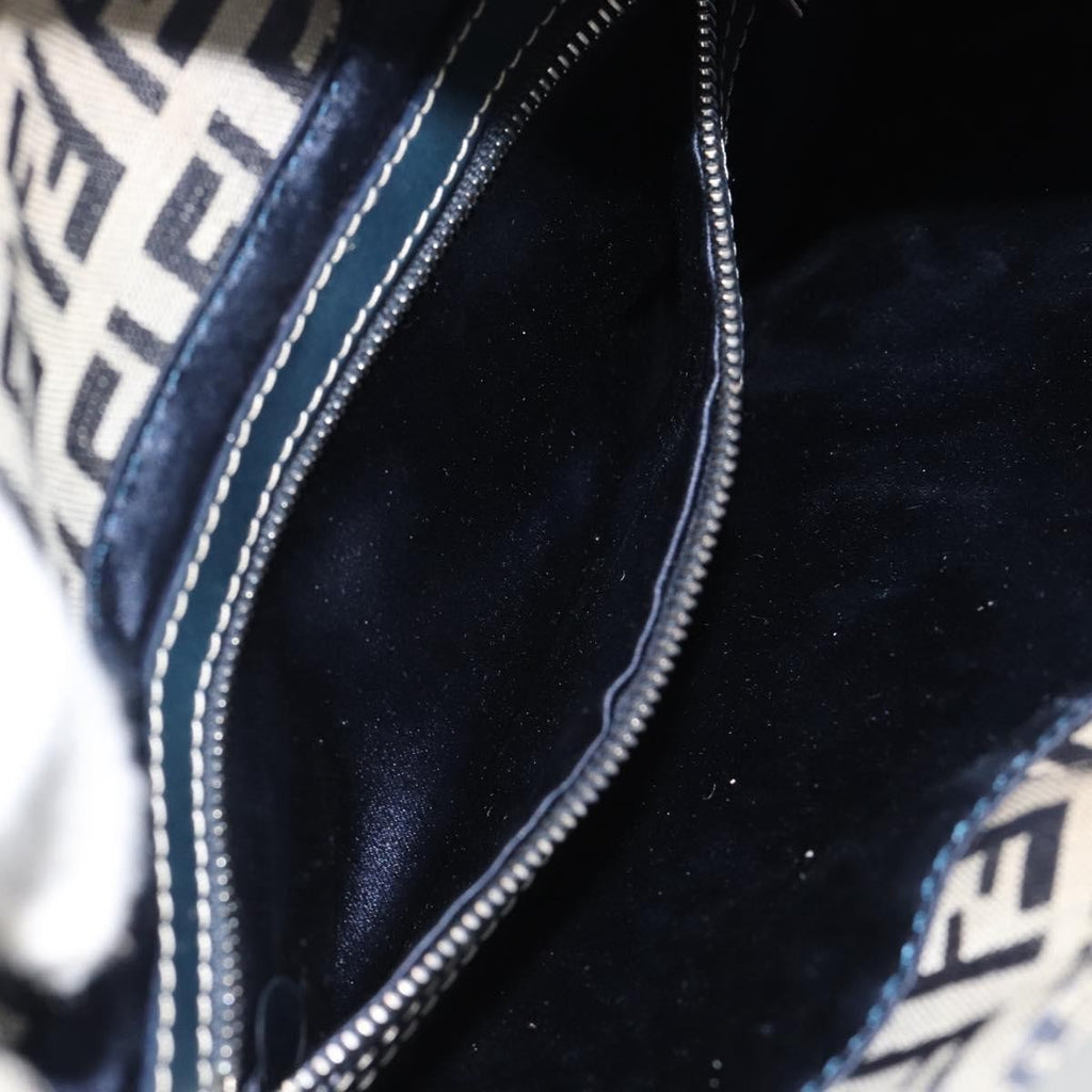 Fendi Navy Zucchino Baguette