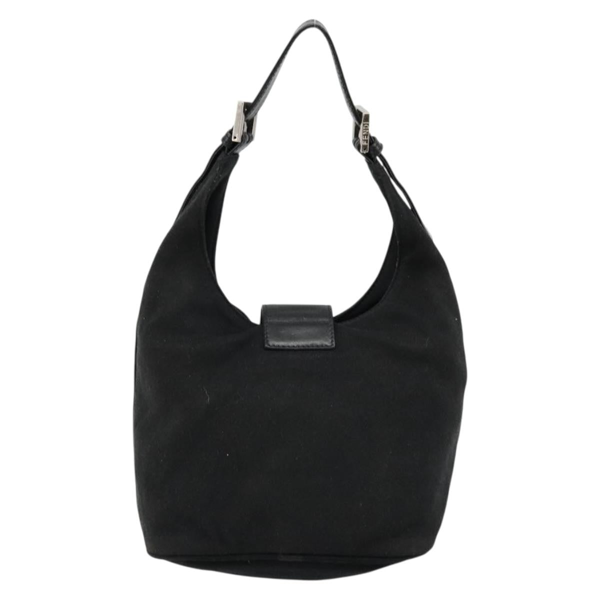 Fendi Black Shoulder Baguette