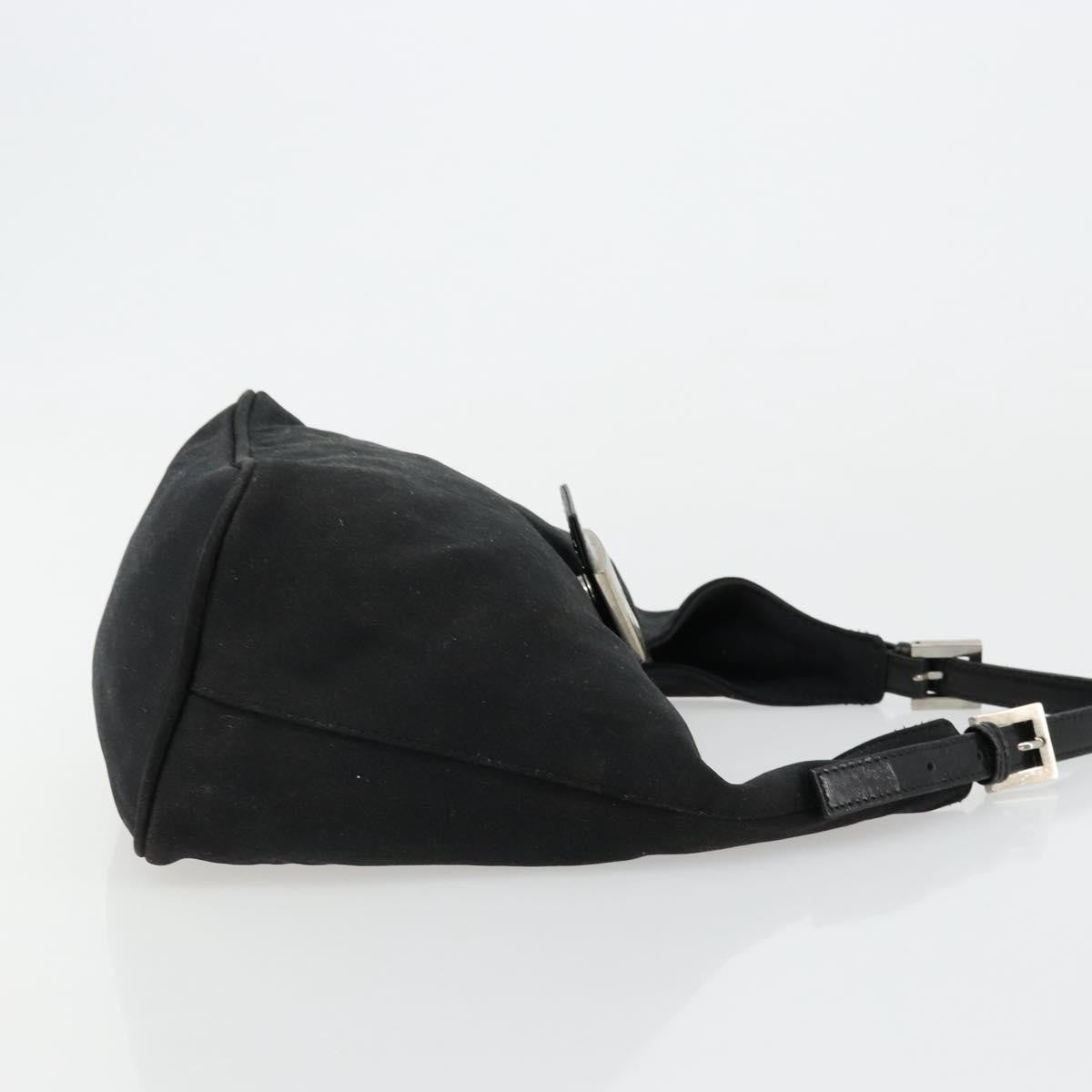 Fendi Black Shoulder Baguette