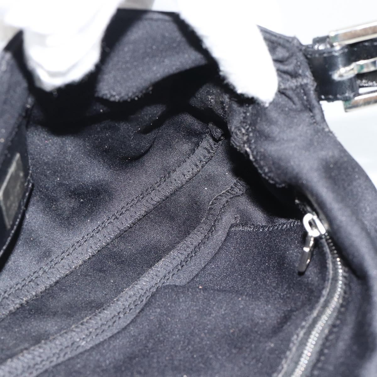 Fendi Black Nylon Baguette