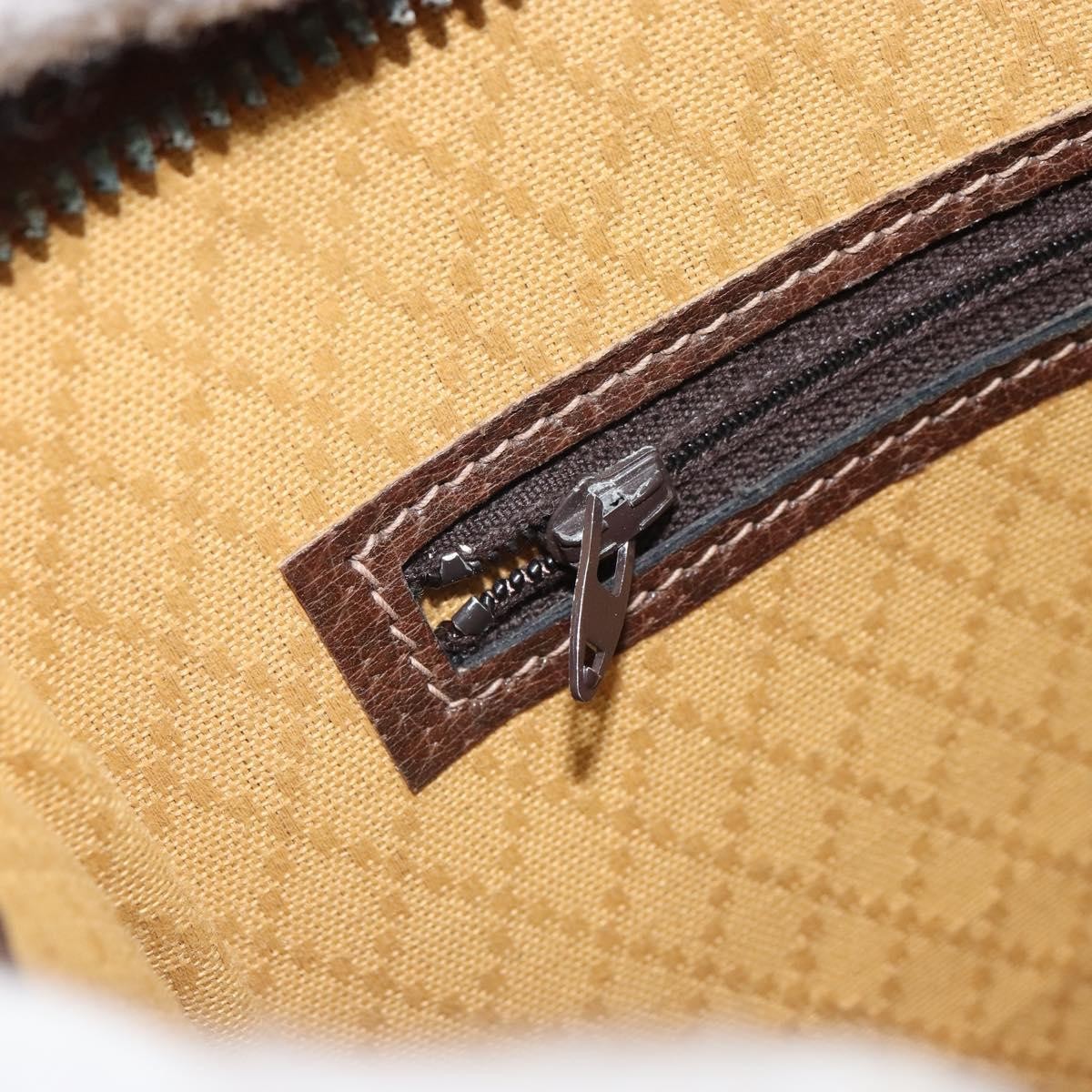 Gucci Monogram Brown Trimmed Shoulder Bag