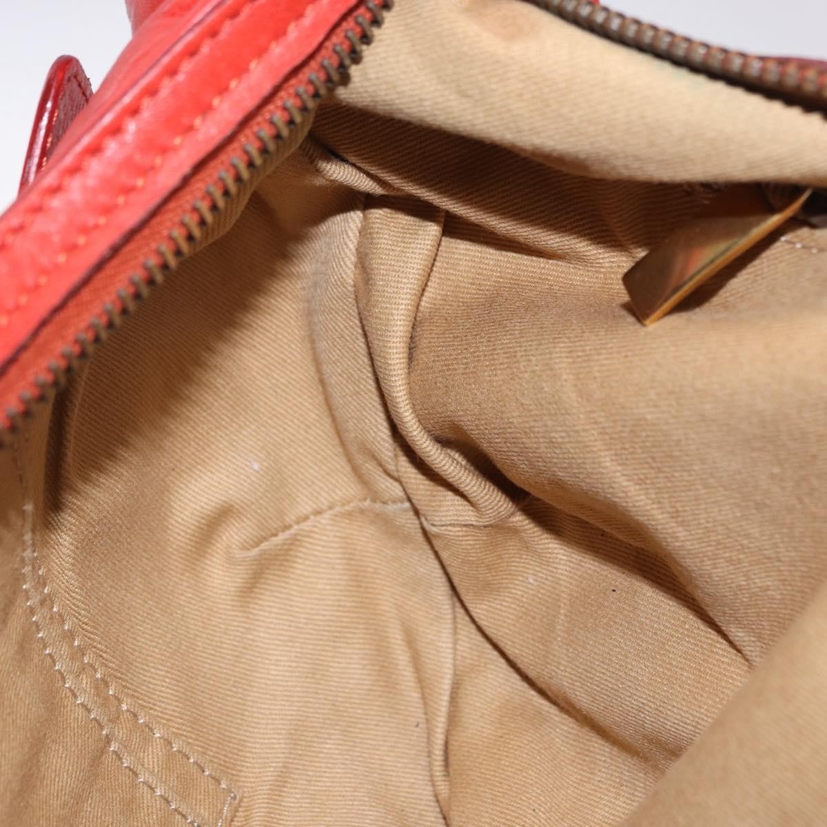 Ferragamo Red Leather Hobo Bag
