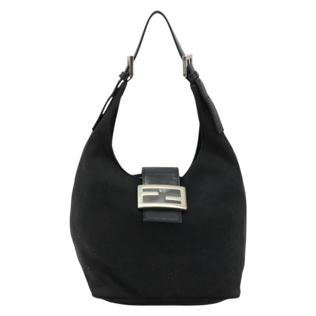 Fendi Black Shoulder Baguette