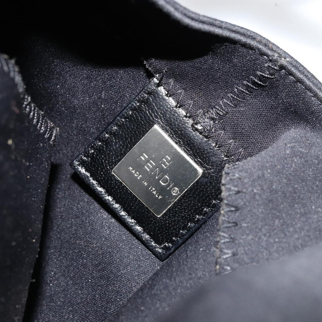Fendi Black Shoulder Baguette