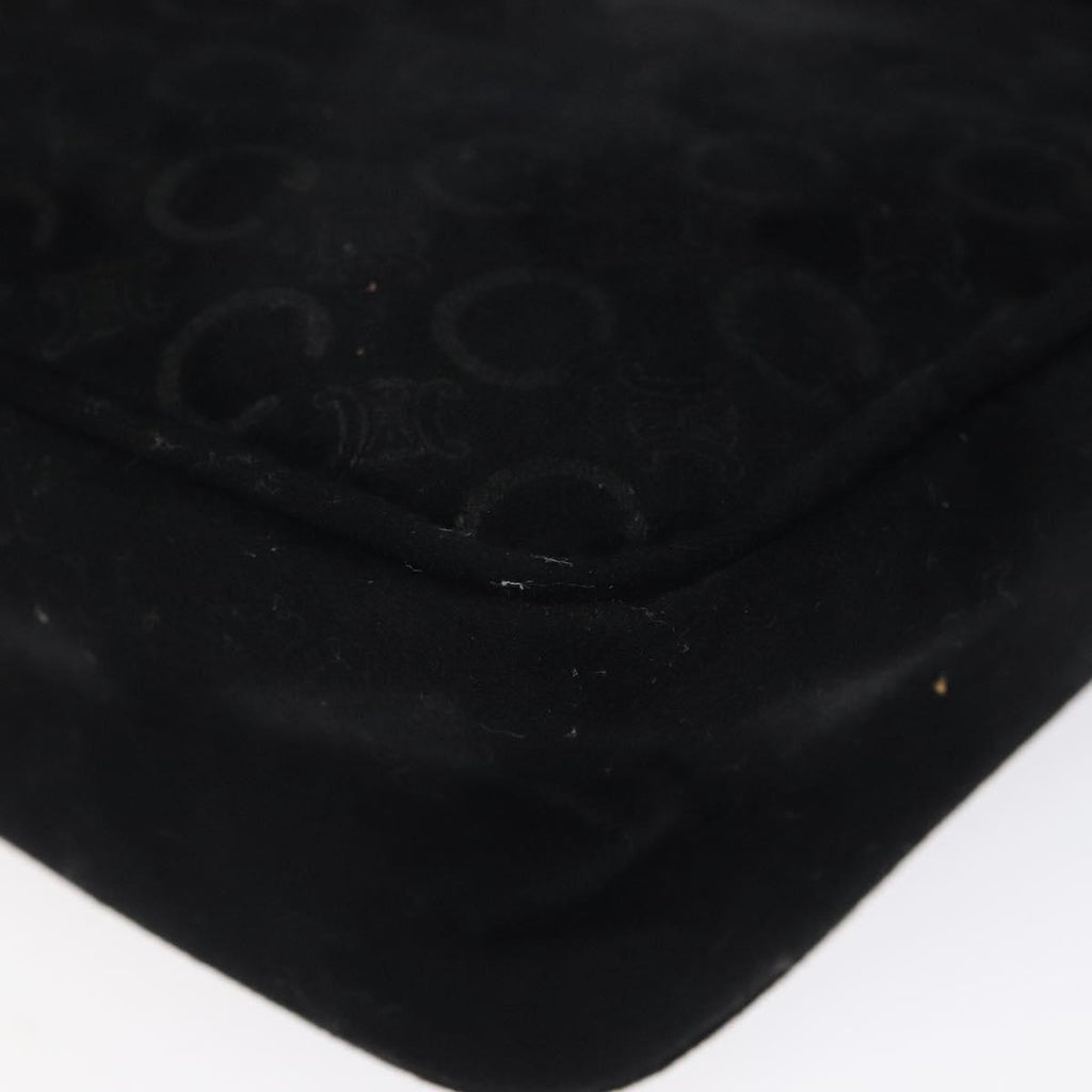 Celine Black Suede Mini Bag