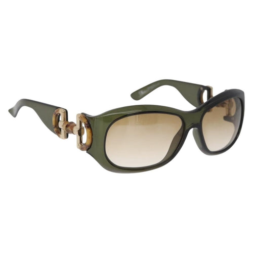 Gucci Green Bamboo Sunglasses