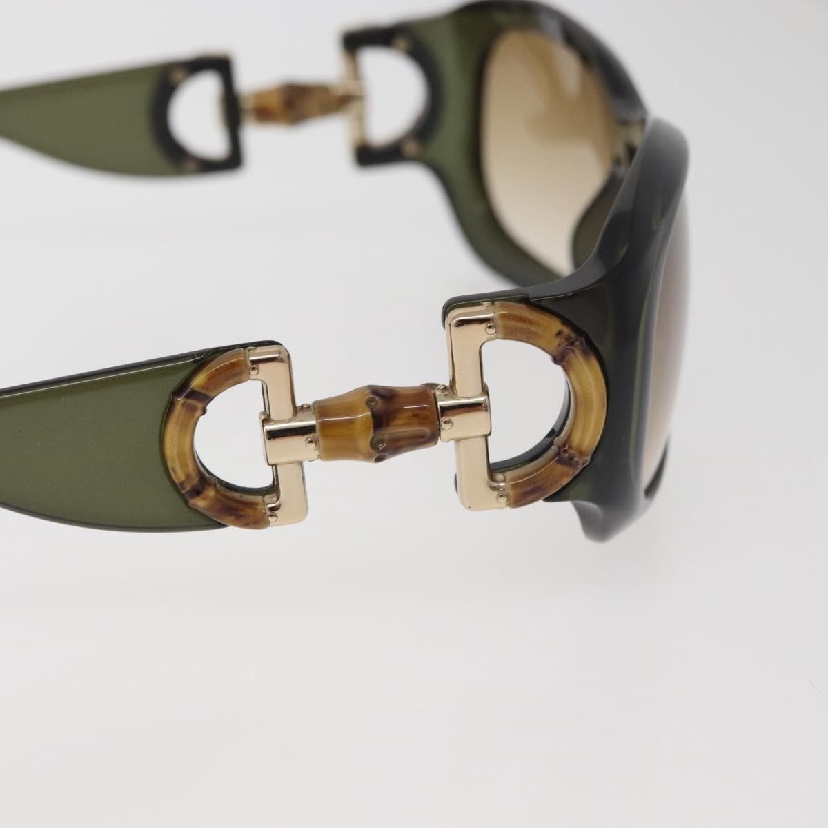 Gucci Green Bamboo Sunglasses