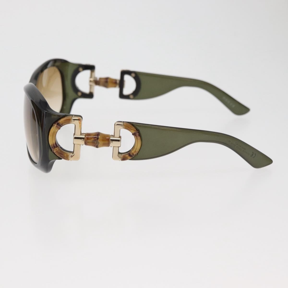 Gucci Green Bamboo Sunglasses