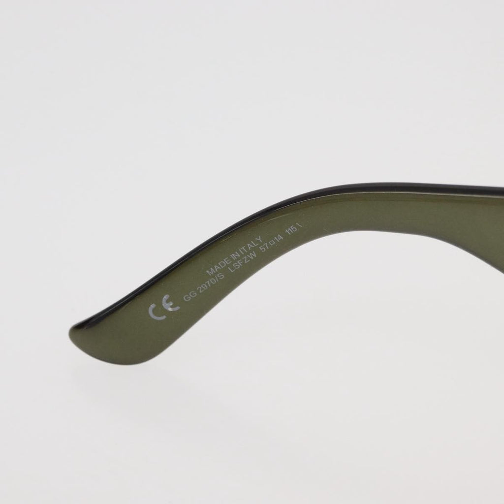 Gucci Green Bamboo Sunglasses