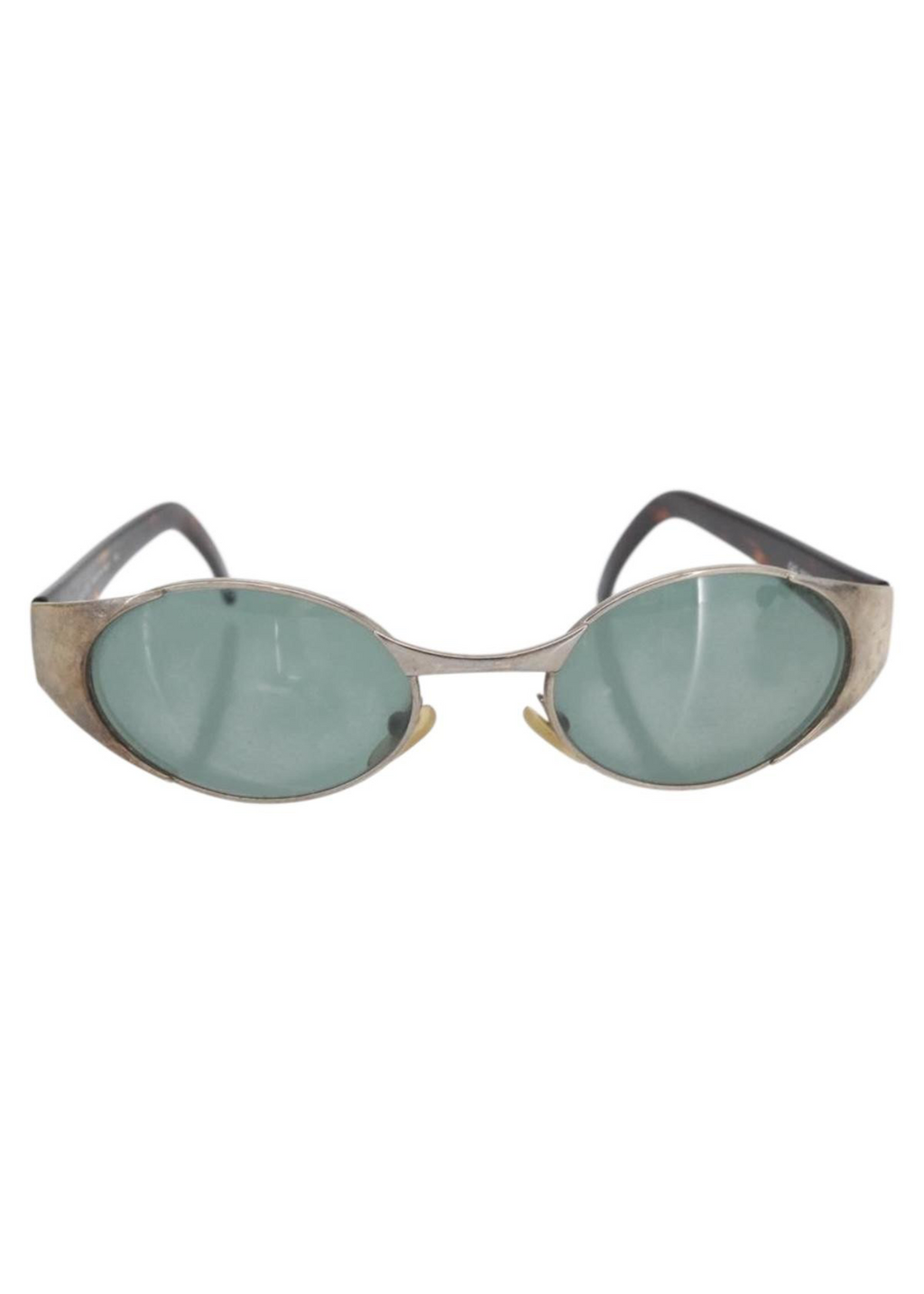Gucci Silver and Blue Sunglasses