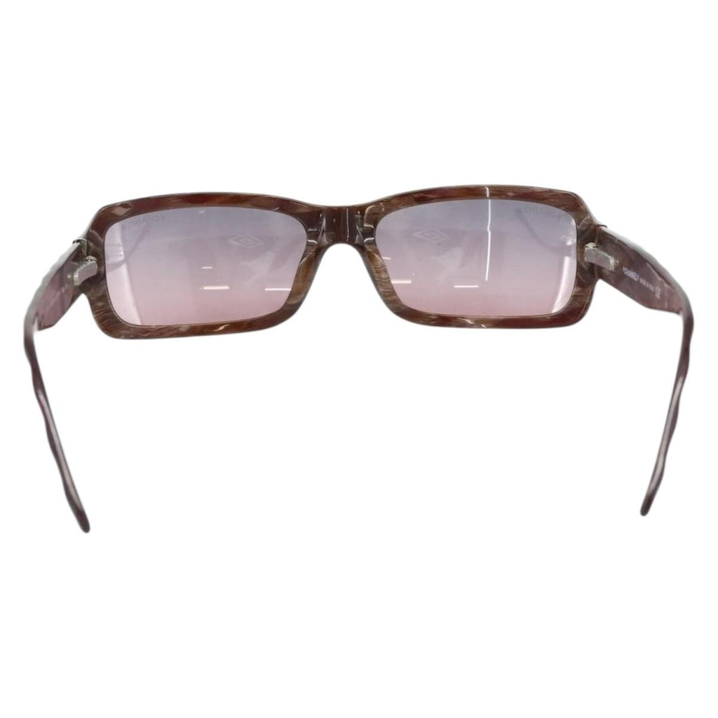 Chanel Brown Quilted Sunglasses