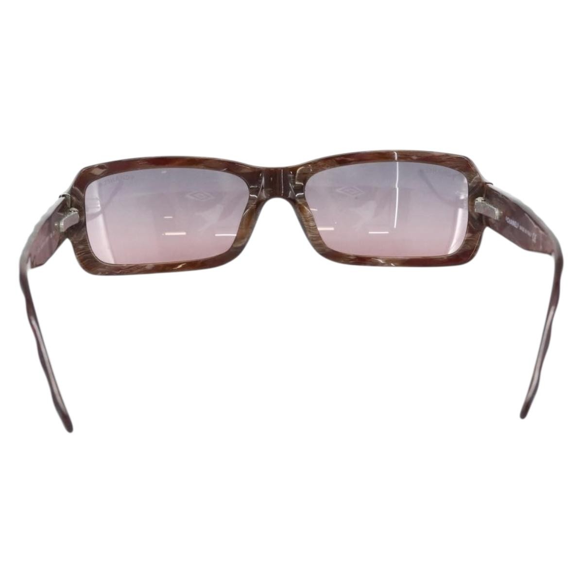 Chanel Brown Quilted Sunglasses