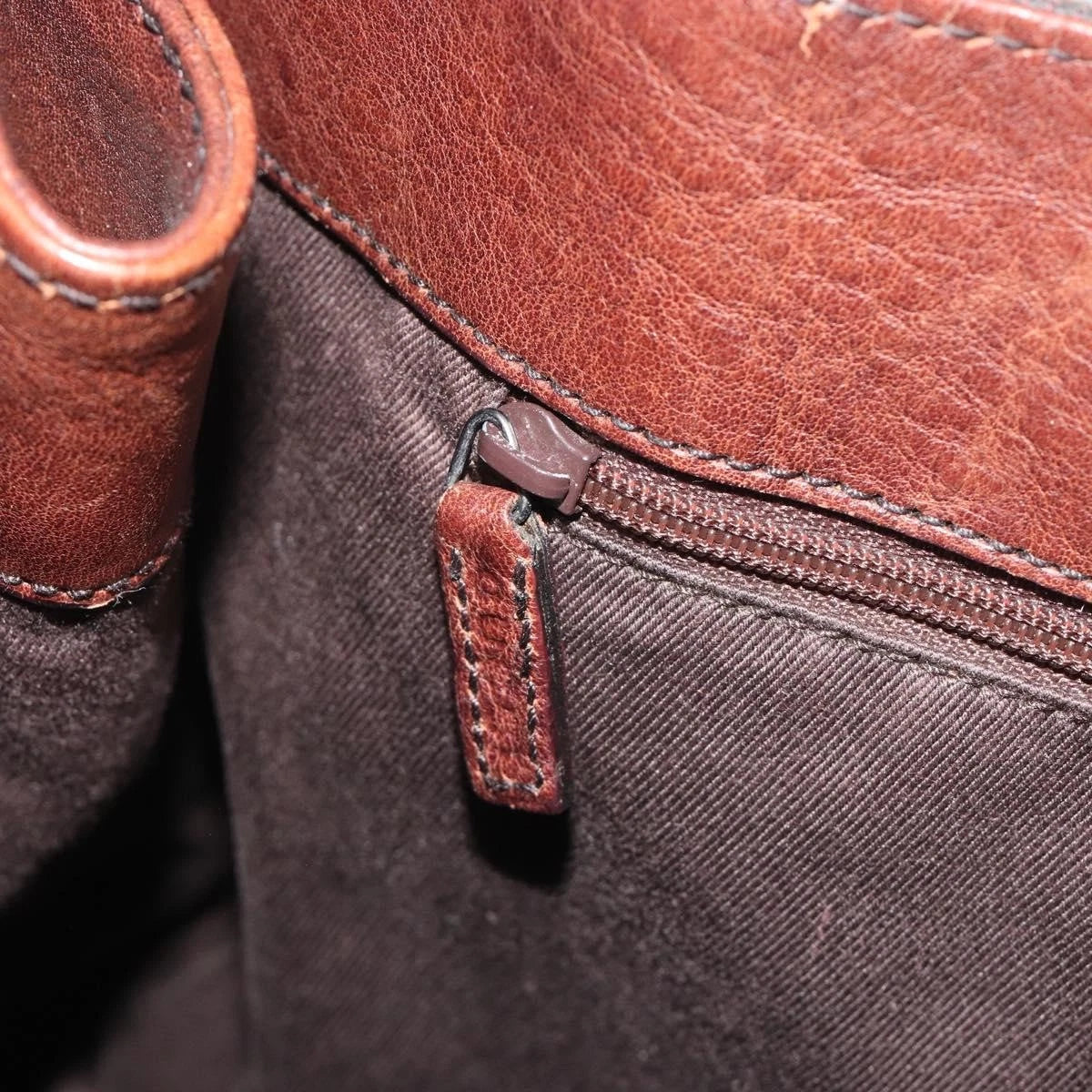 Gucci Monogram Leather Trimmed Shoulder Bag