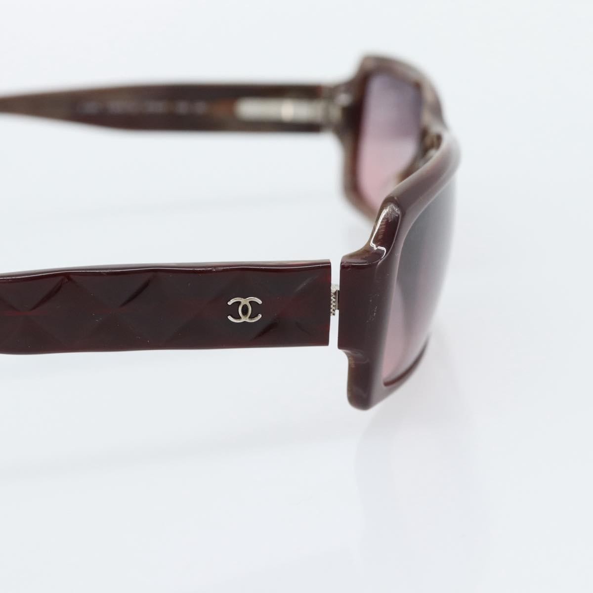 Chanel Brown Quilted Sunglasses