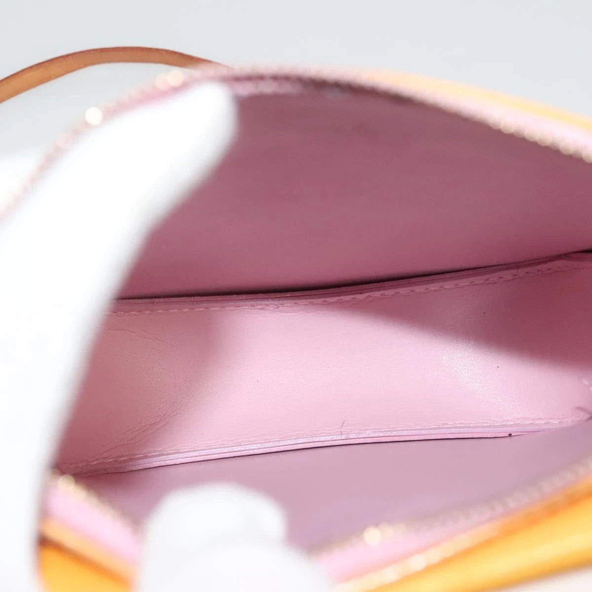 Louis Vuitton Orange Vernis Handbag