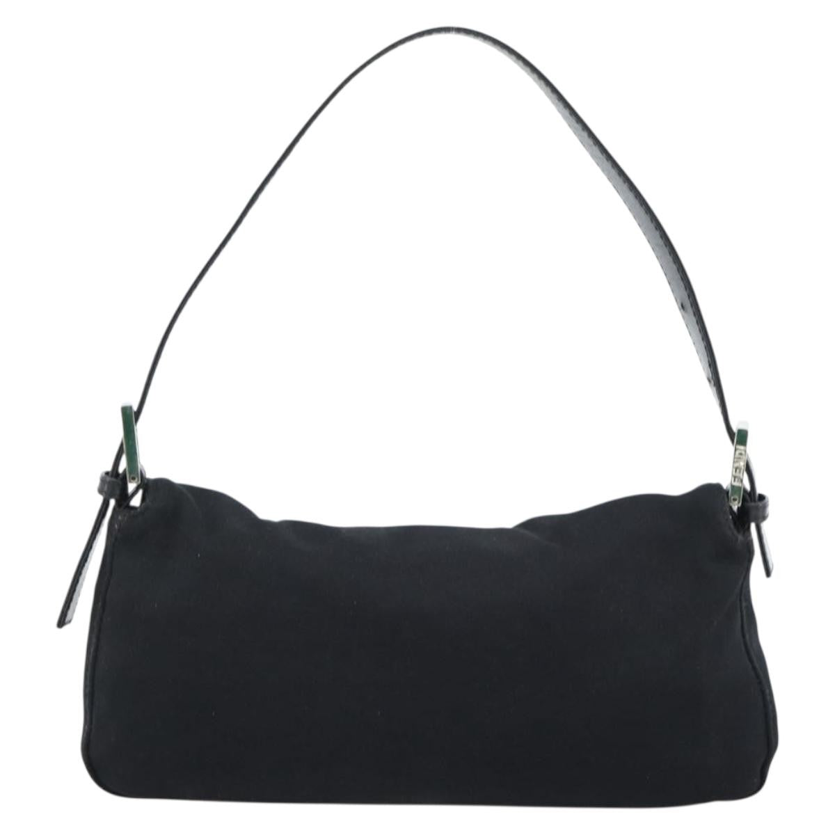 Fendi Black Nylon Baguette