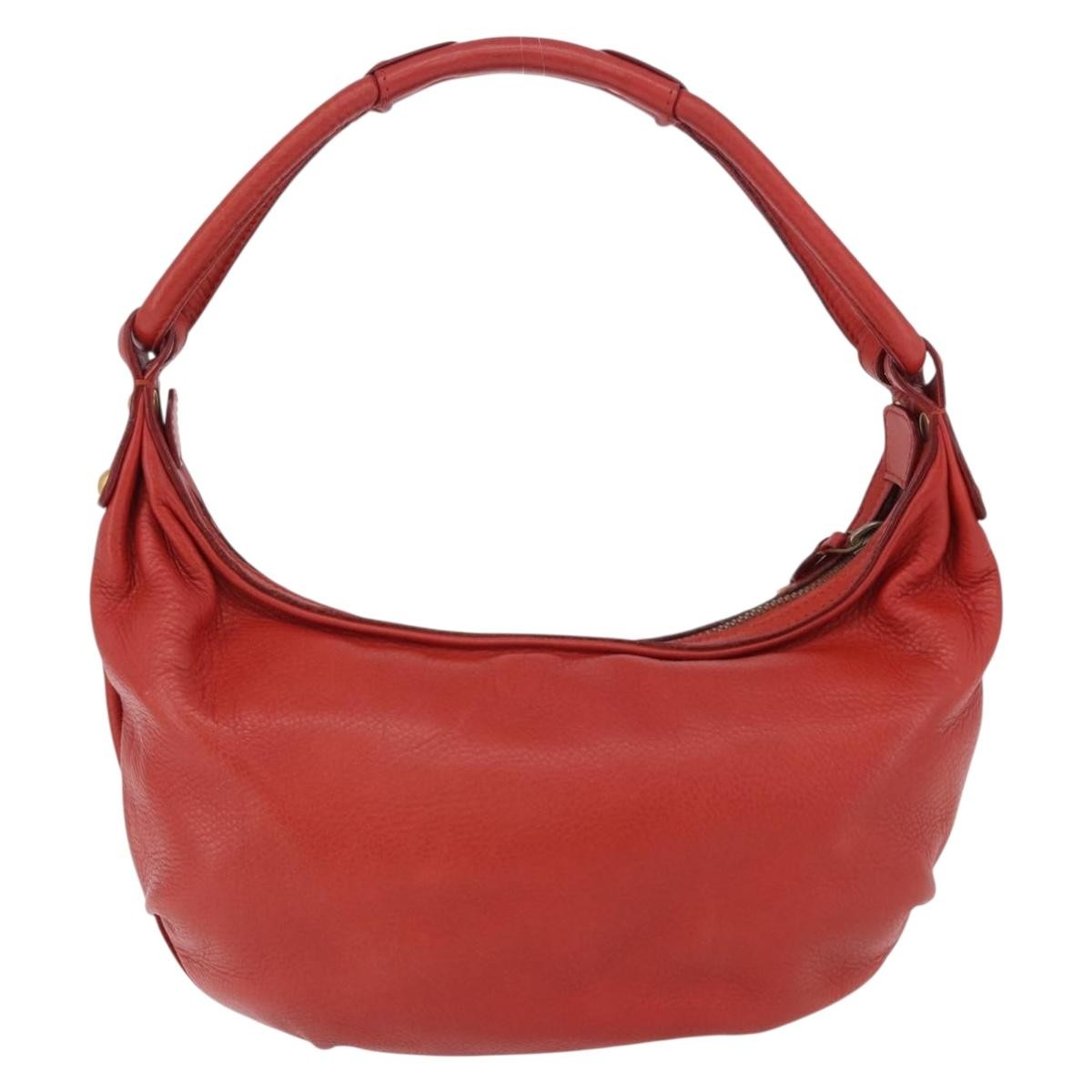 Ferragamo Red Leather Hobo Bag