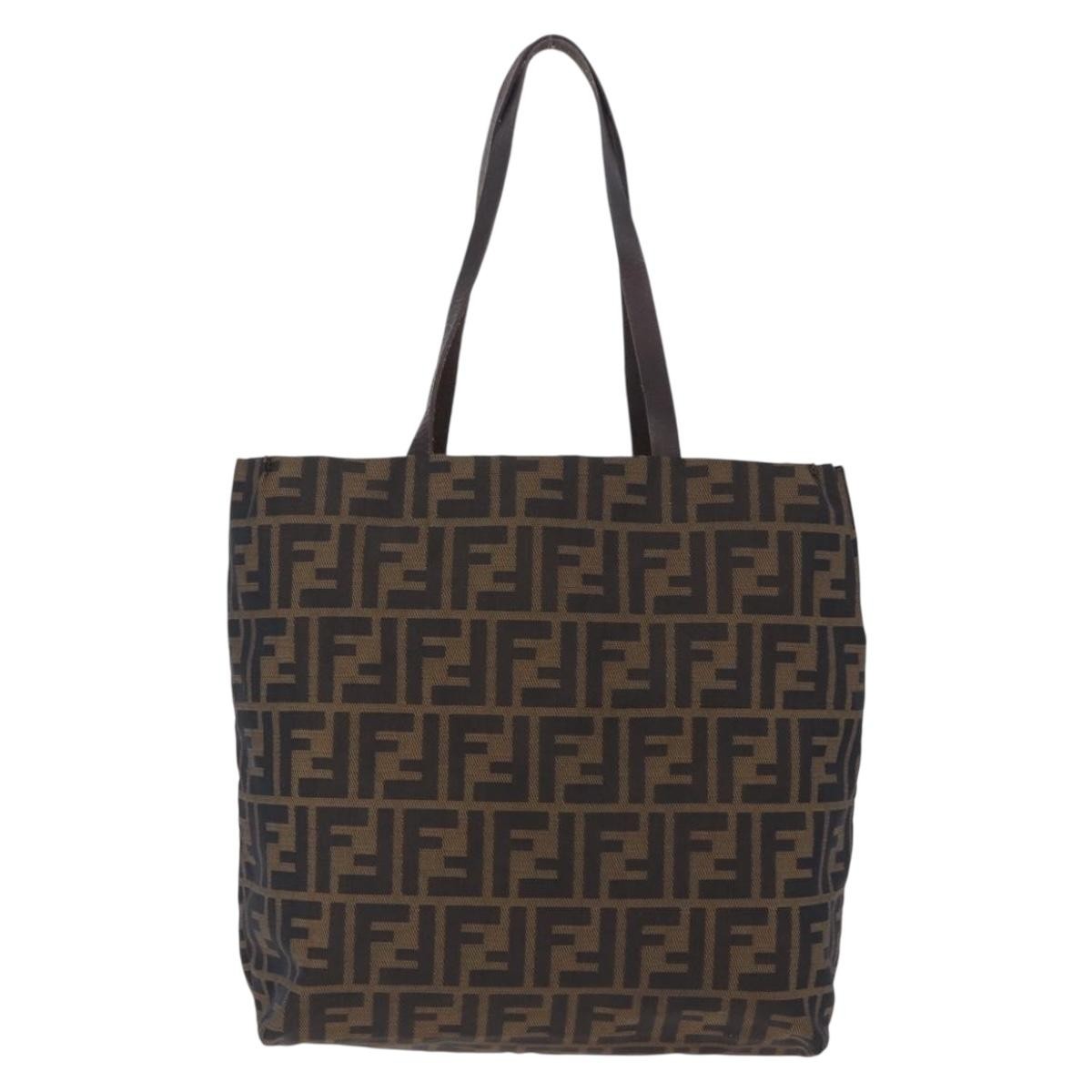 Fendi Brown Zucca Tote