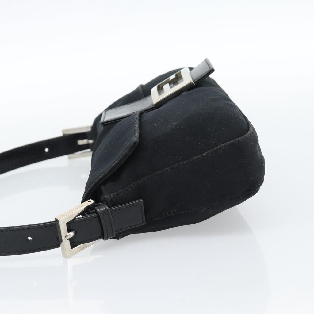 Fendi Black Nylon Baguette
