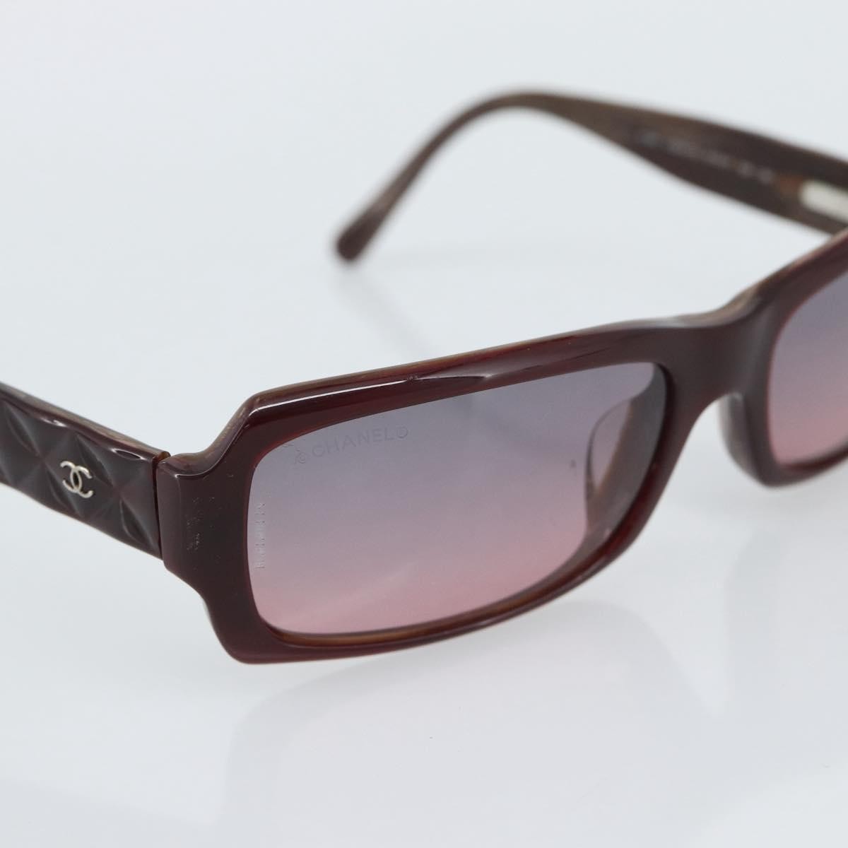 Chanel Brown Quilted Sunglasses