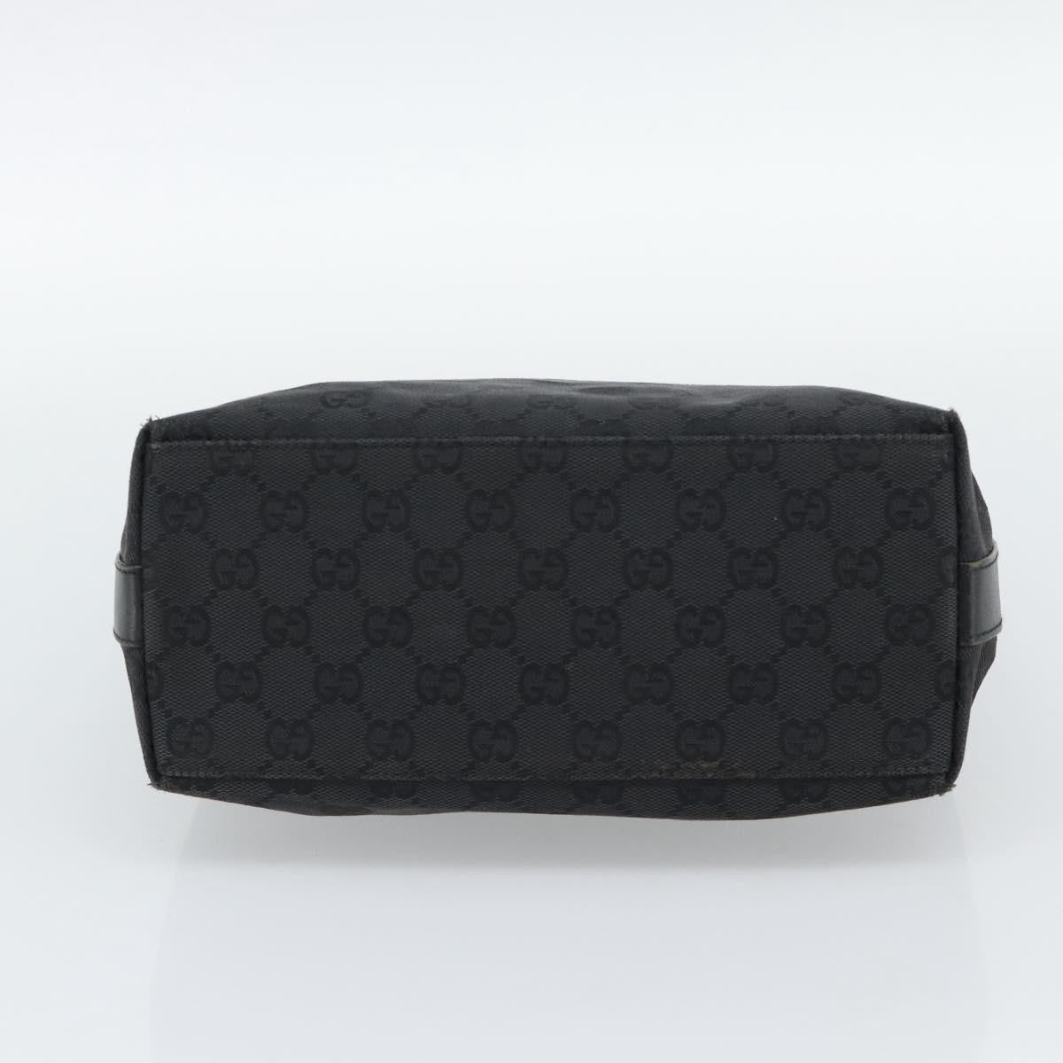 Gucci Black Monogram Canvas Shoulder Bag