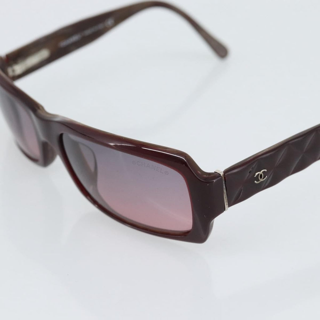 Chanel Brown Quilted Sunglasses