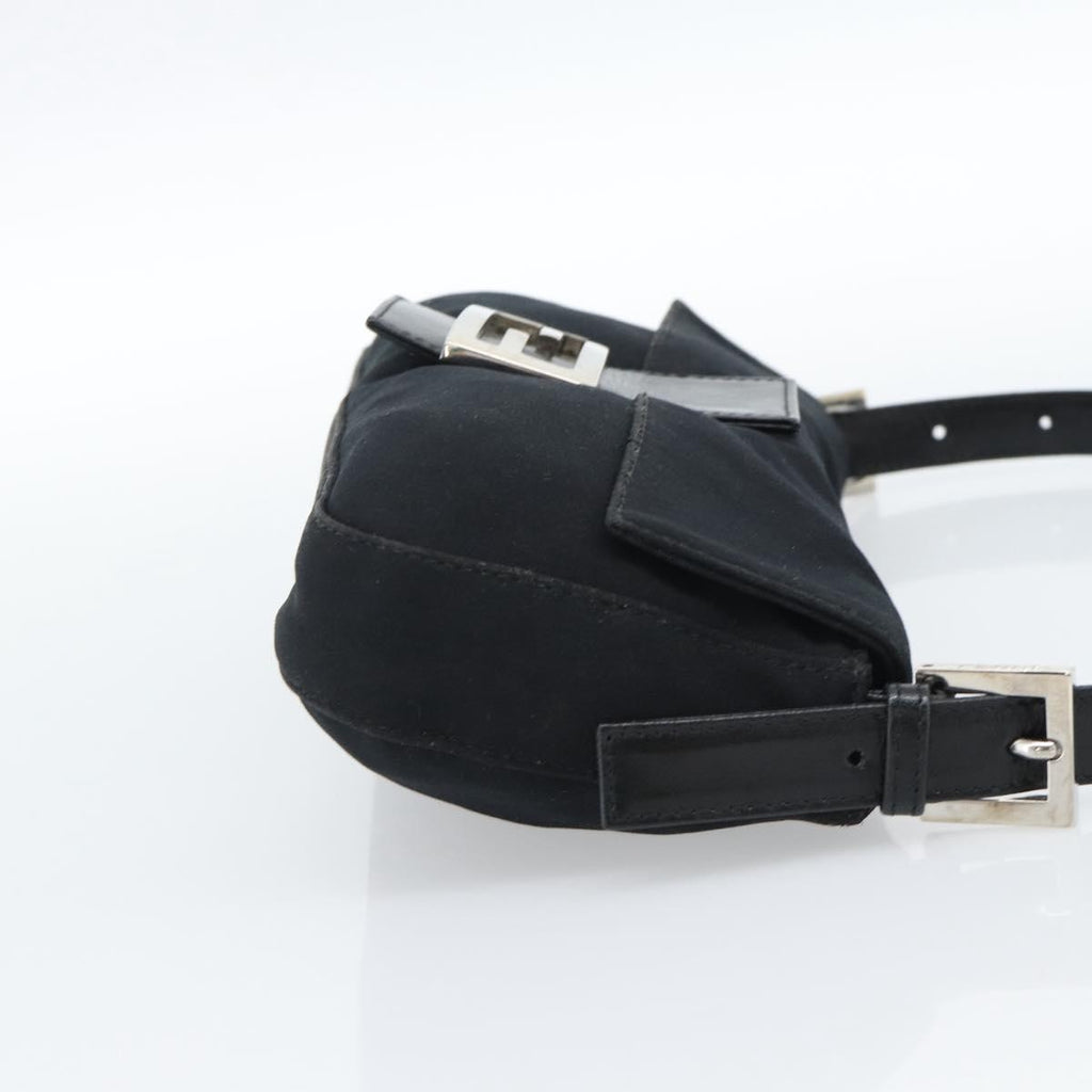 Fendi Black Nylon Baguette