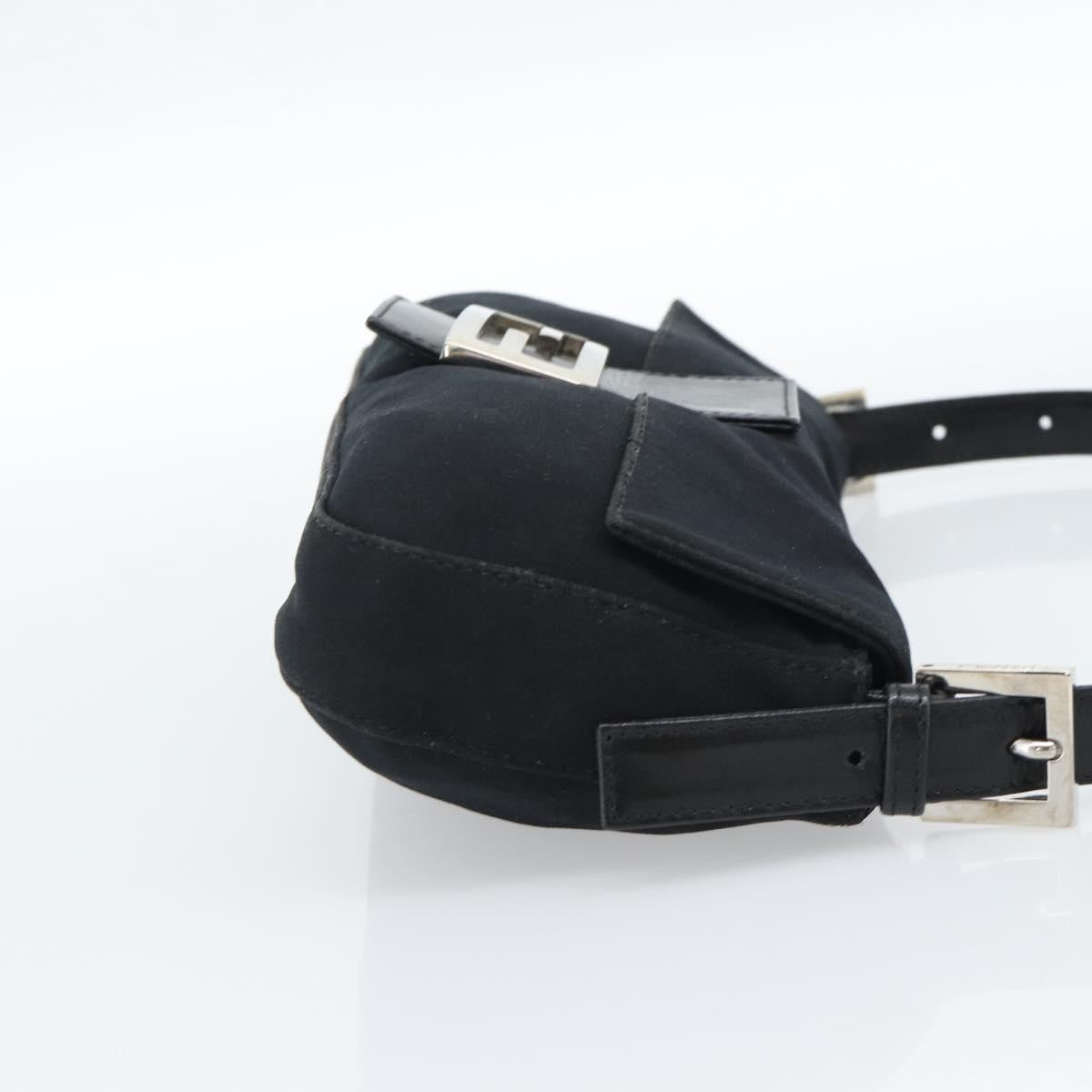 Fendi Black Nylon Baguette